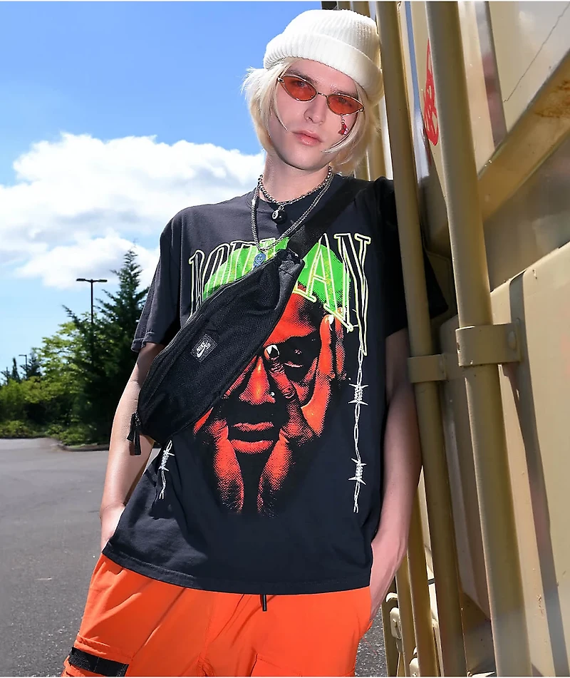 RODMAN BRAND Barbwire Washed Black T-Shirt