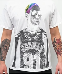 RODMAN BRAND Skeleton White T-Shirt