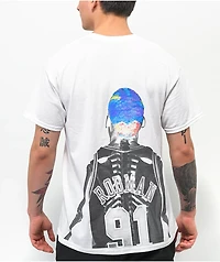 RODMAN BRAND Skeleton White T-Shirt