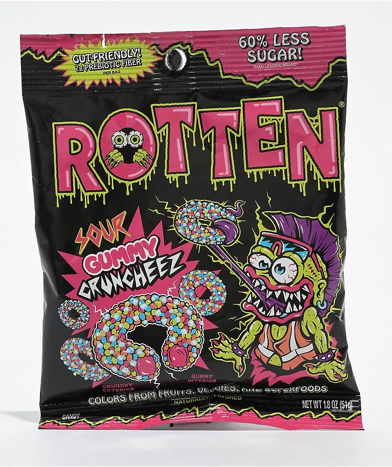 ROTTEN Sour Gummy Cruncheez