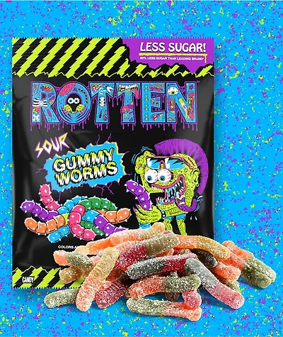 ROTTEN Sour Gummy Worms