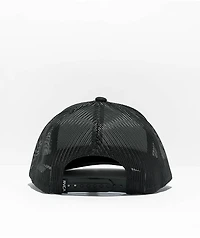 RVCA All The Way Black Trucker Hat