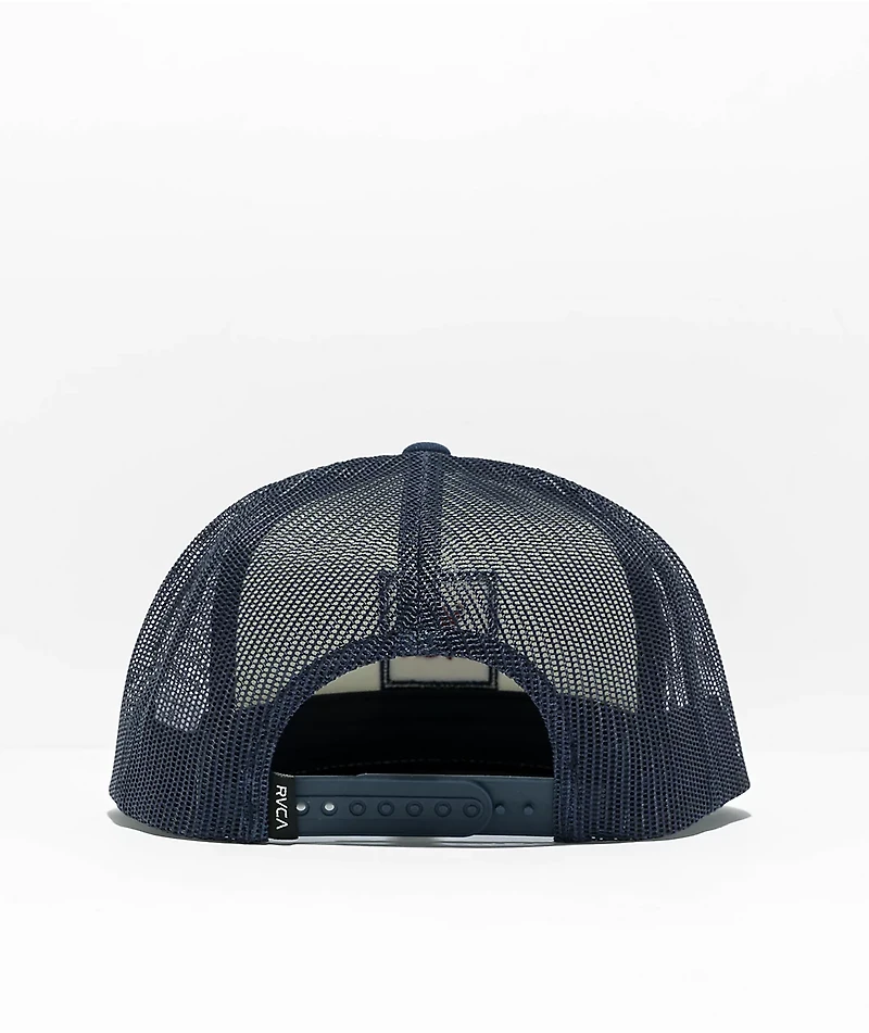 RVCA All The Way Navy Trucker Hat