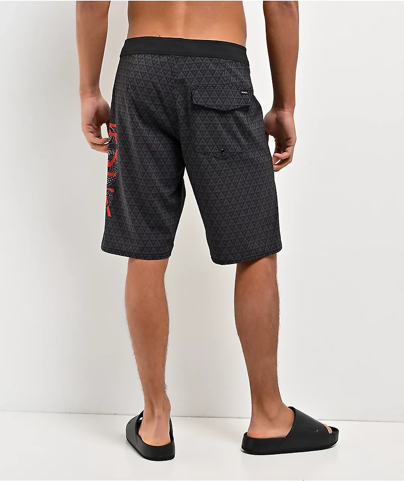 RVCA Barron Black Board Shorts