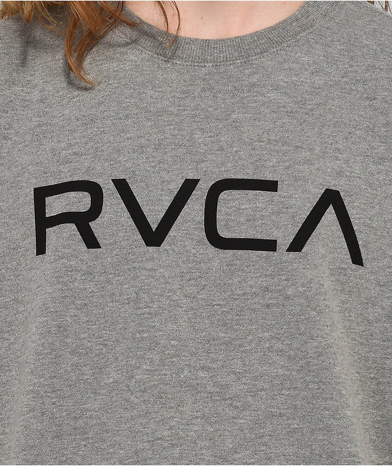RVCA Big Grey Crewneck Sweatshirt