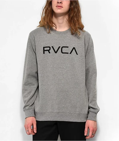 RVCA Big Grey Crewneck Sweatshirt