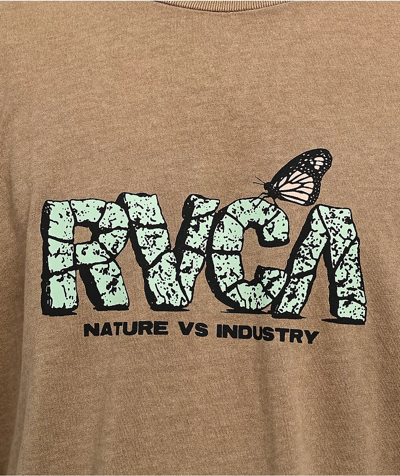 RVCA Butterfly Brown T-Shirt