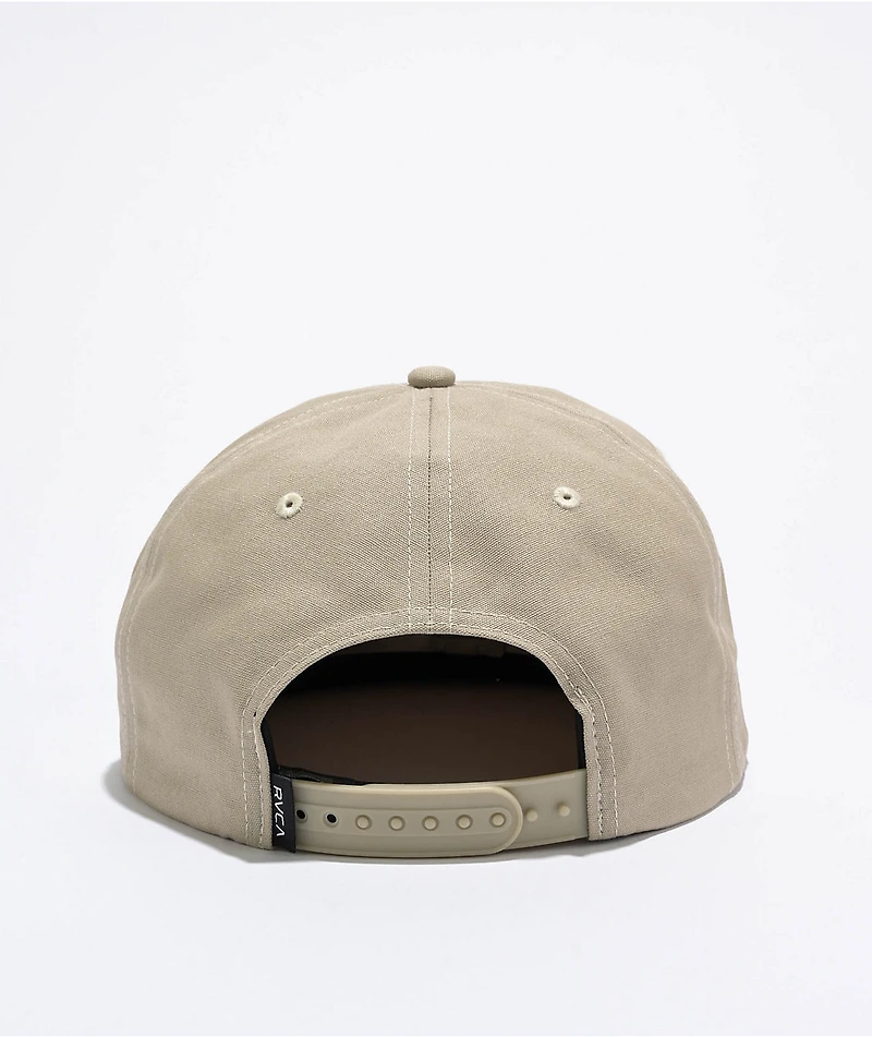 RVCA Cobra Services Khaki Snapback Hat