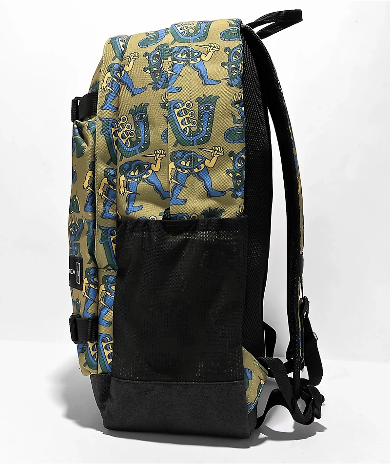 RVCA Curb Skate Avocado Backpack