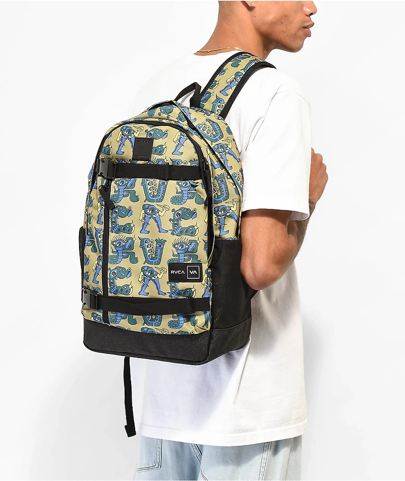 RVCA Curb Skate Avocado Backpack