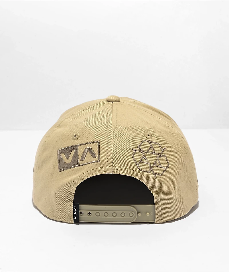 RVCA Infografik Khaki Snapback