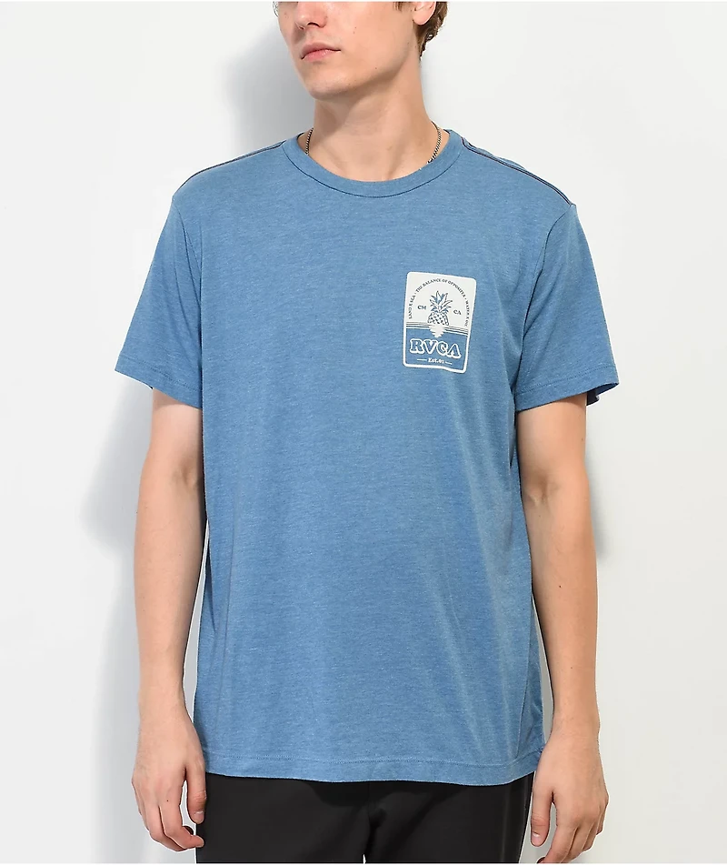 RVCA Landsee Blue T-Shirt
