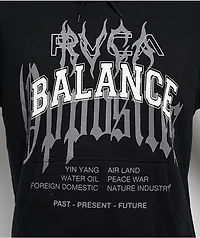 RVCA Metalurgy Black Hoodie