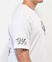 RVCA Mister Cartoon Yin Yang White T-Shirt
