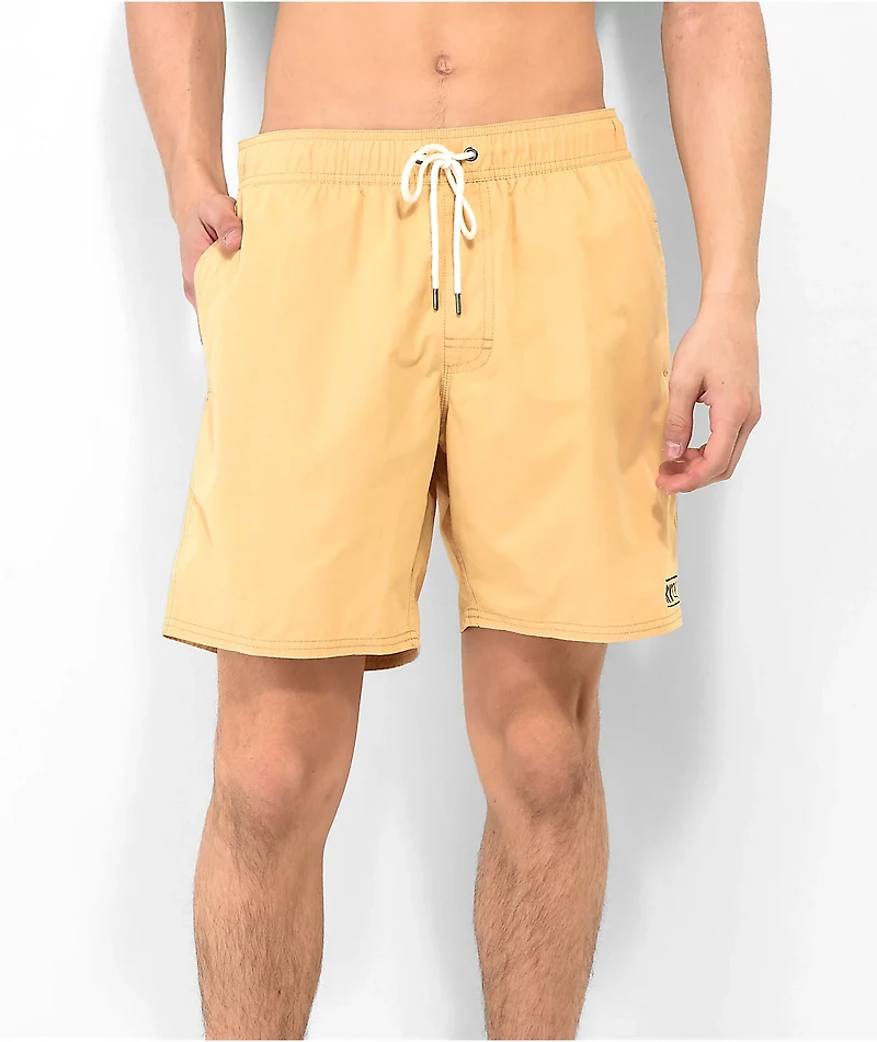 RVCA Opposites Yellow Hybrid Shorts