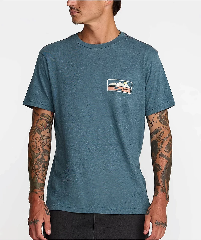 RVCA Peak Cove Grey T-Shirt