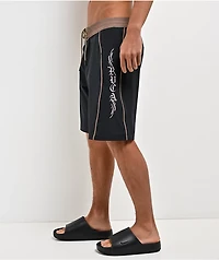 RVCA Retract Black & Brown Board Shorts