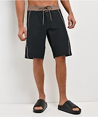 RVCA Retract Black & Brown Board Shorts