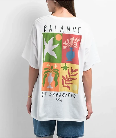 RVCA Starfish White Baggy T-Shirt