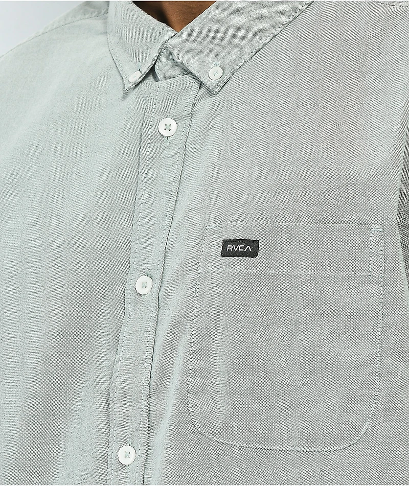 RVCA That'll Do Green Stretch Short Sleeve Shirt
