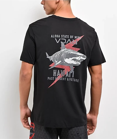 RVCA Tiger Shark Black T-Shirt