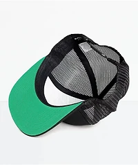 RVCA VA All The Way Black Trucker Hat