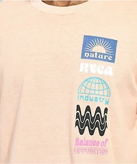 RVCA Vibrations Pink Dyed T-Shirt