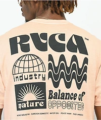 RVCA Vibrations Pink Dyed T-Shirt
