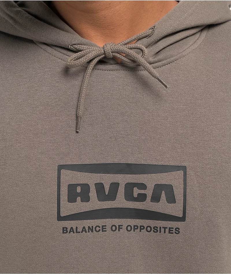 RVCA Wide Angle Brown Hoodie