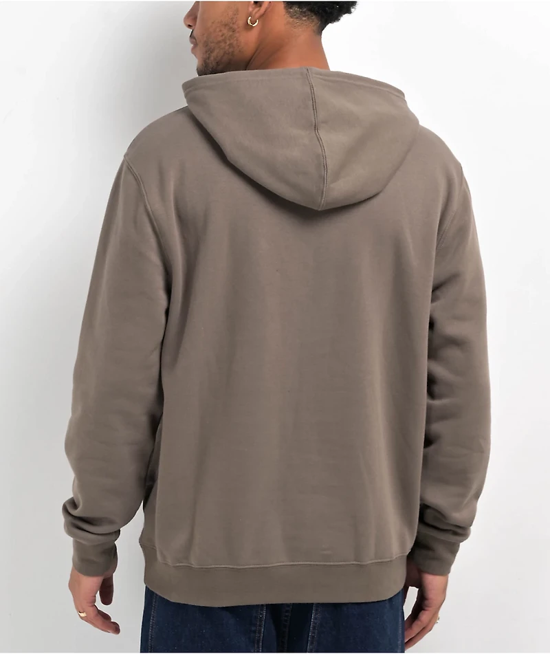 RVCA Wide Angle Brown Hoodie
