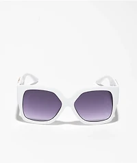 Rachel White & Gold Sunglasses