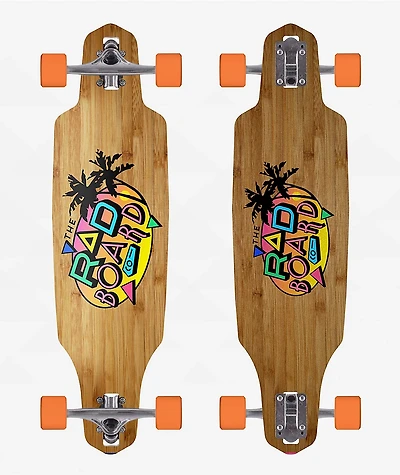 Rad Bamboo Cabin 36" Drop Through Longboard Complete