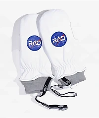 Rad Gloves Rancher Space White Snowboard Mittens