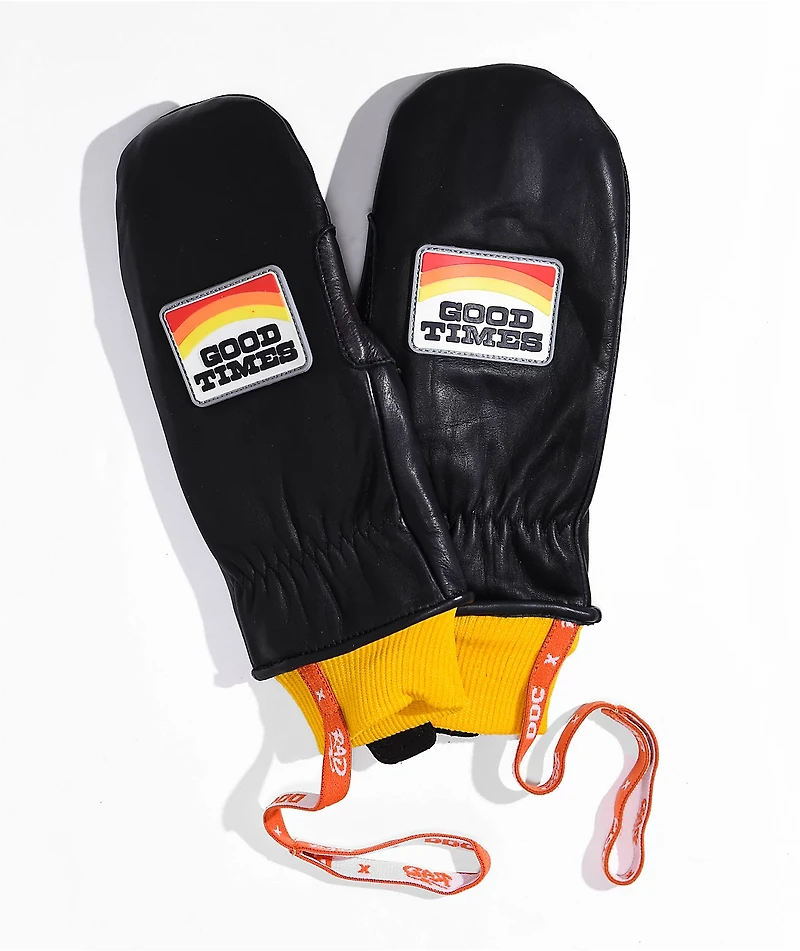 Rad Rancher Dralplin Black 10K Snowboard Mittens
