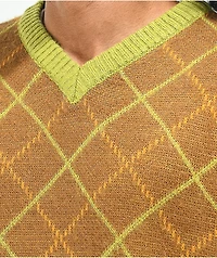 Ragged Priest Figure Brown Sweater Vest