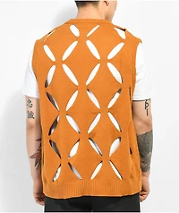 Ragged Priest Louie Tobacco Sweater Vest