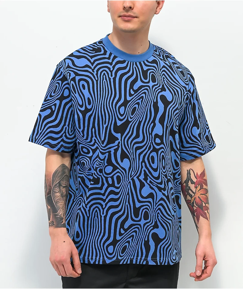 Ragged Priest Marble Blue T-Shirt