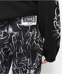 Ragged Priest Tribal Print Black Jeans