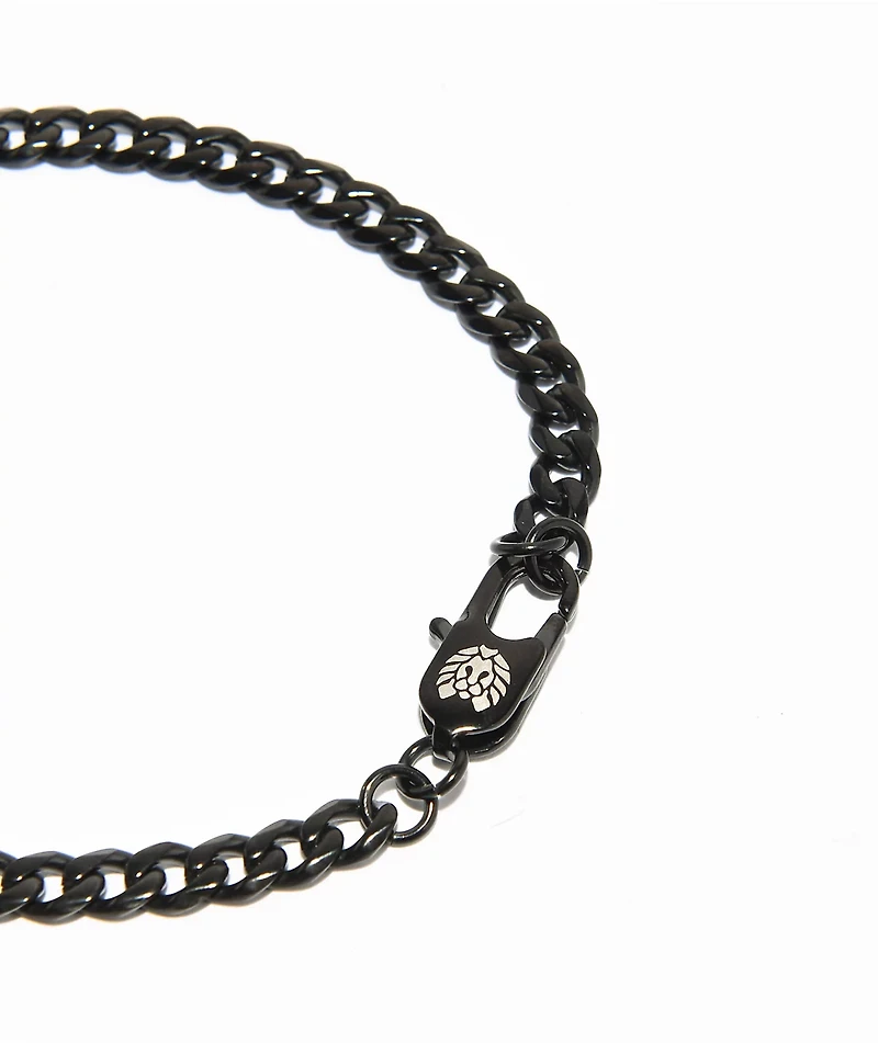 Rastaclat 5mm Black Cuban Chain Bracelet