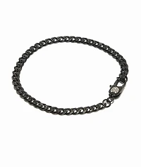 Rastaclat 5mm Black Cuban Chain Bracelet