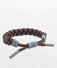 Rastaclat Advancism Grey Braided Bracelet