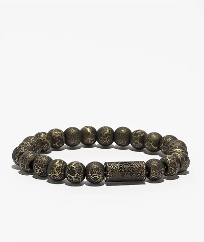 Rastaclat Anchor Black Beaded Bracelet