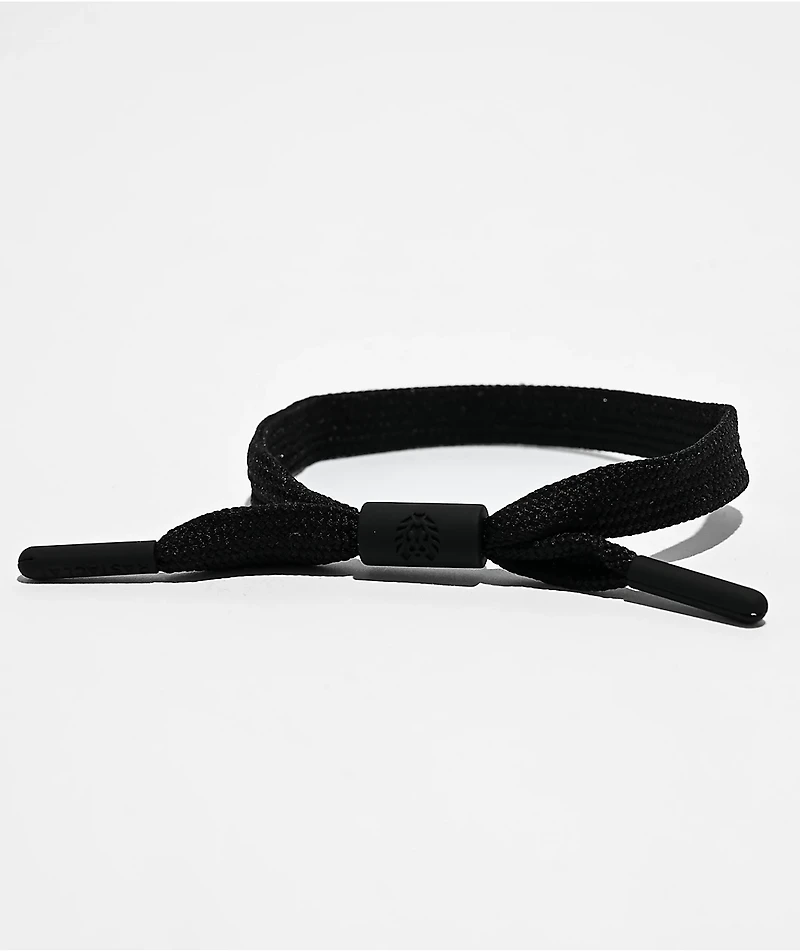 Rastaclat Crashout Black Shoelace Bracelet
