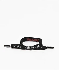 Rastaclat Demon Time Black Shoelace Bracelet