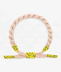 Rastaclat Far Beam Tan Braided Bracelet