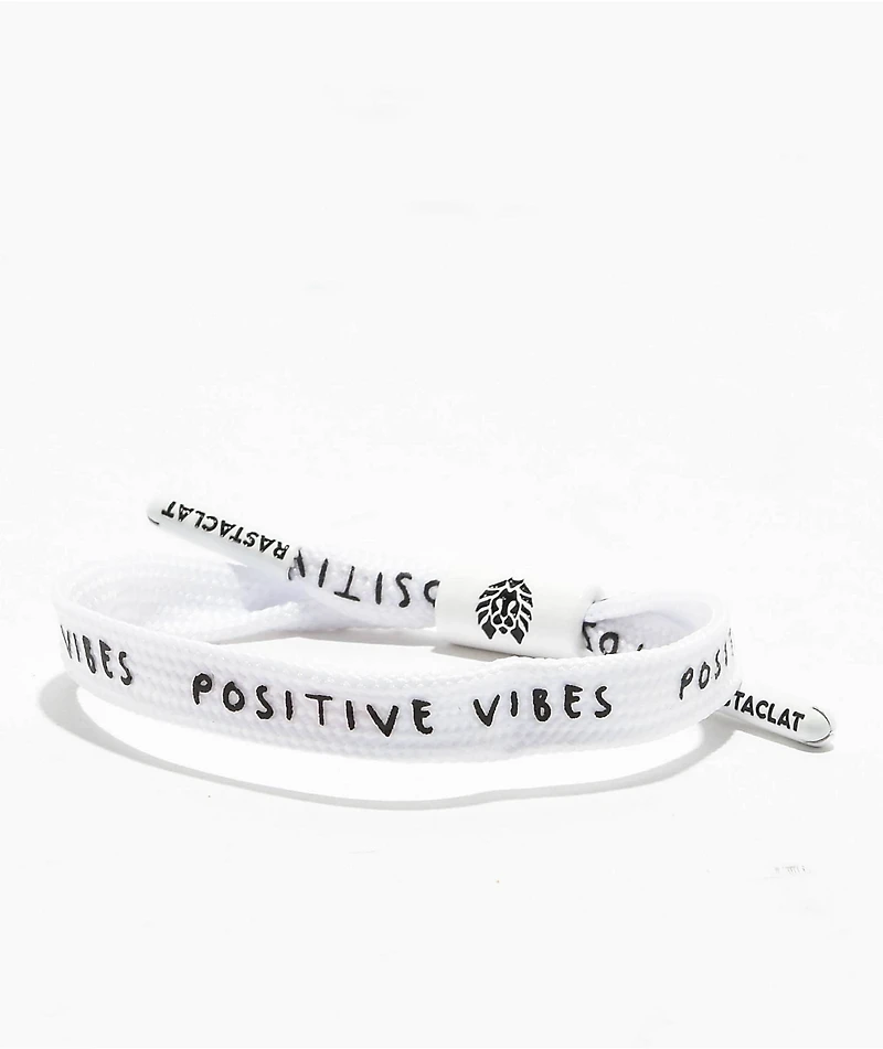 Rastaclat Go Off Queen White Shoelace Bracelet