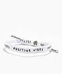 Rastaclat Go Off Queen White Shoelace Bracelet
