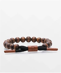 Rastaclat Karma Truth Brown Beaded Bracelet