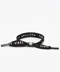 Rastaclat Let Em Cook Black Shoelace Bracelet