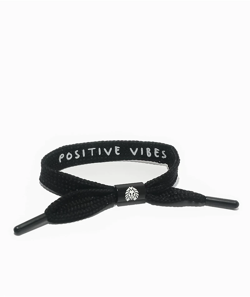Rastaclat Locked In Black Shoelace Bracelet